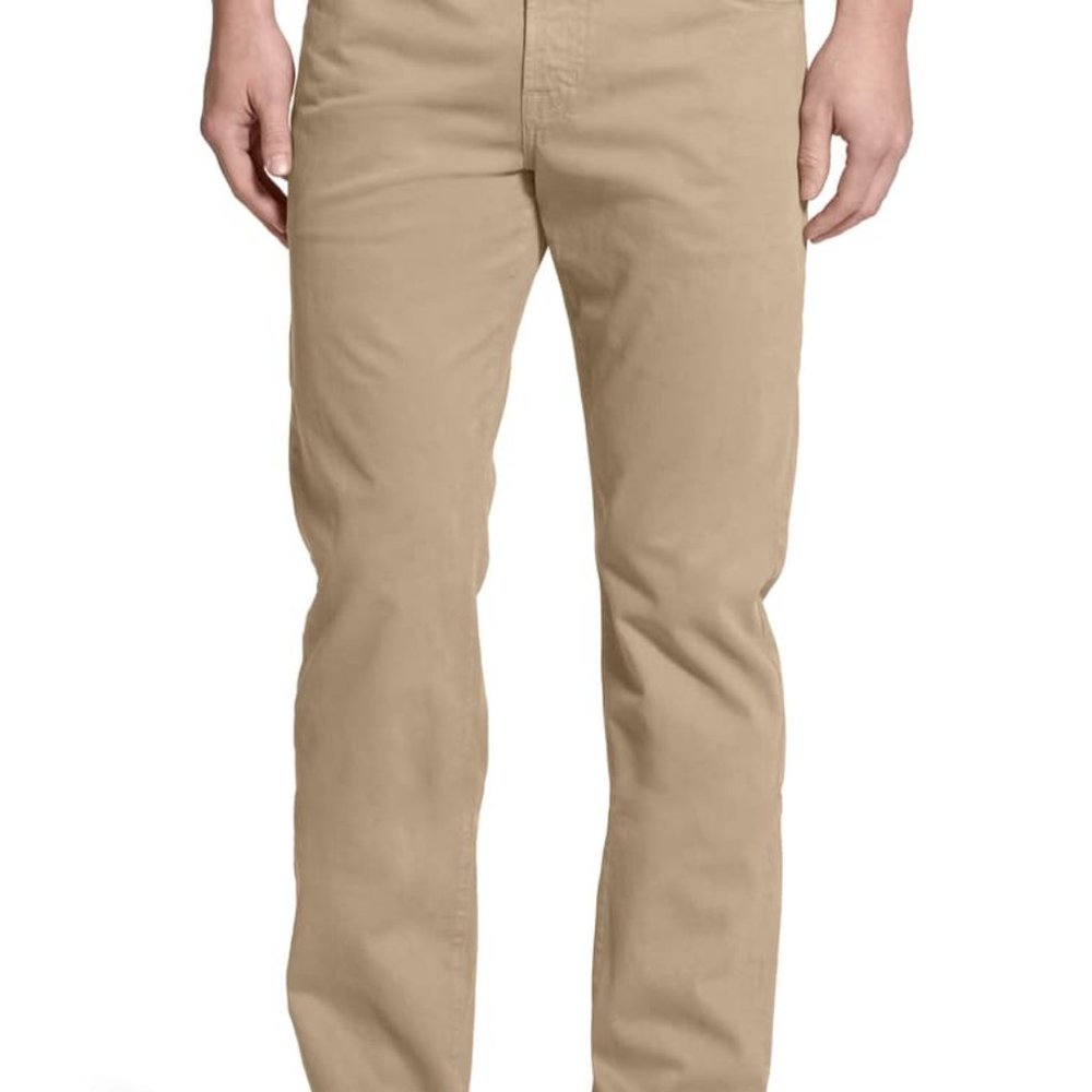 AG The Graduate Tailored Leg Pants in Khaki
